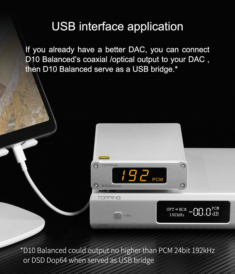 Usb dac discount with balanced output