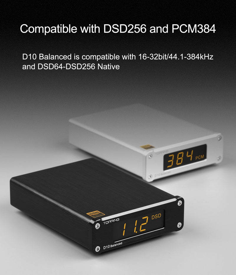 Apos Audio TOPPING DAC (Digital-to-Analog Converter) TOPPING D10 Balanced Desktop DAC (Apos Certified)