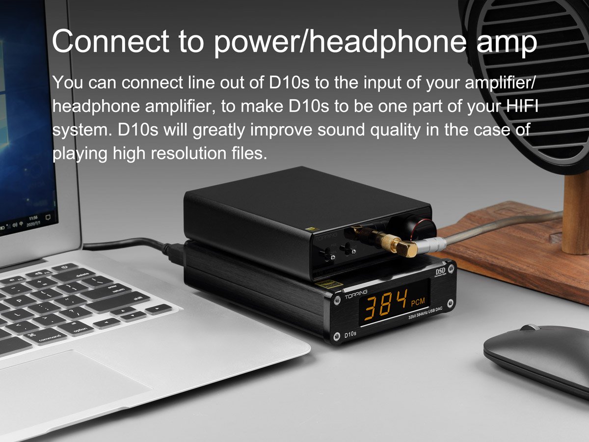 Apos Audio TOPPING DAC (Digital-to-Analog Converter) TOPPING D10s DAC (Apos Certified)