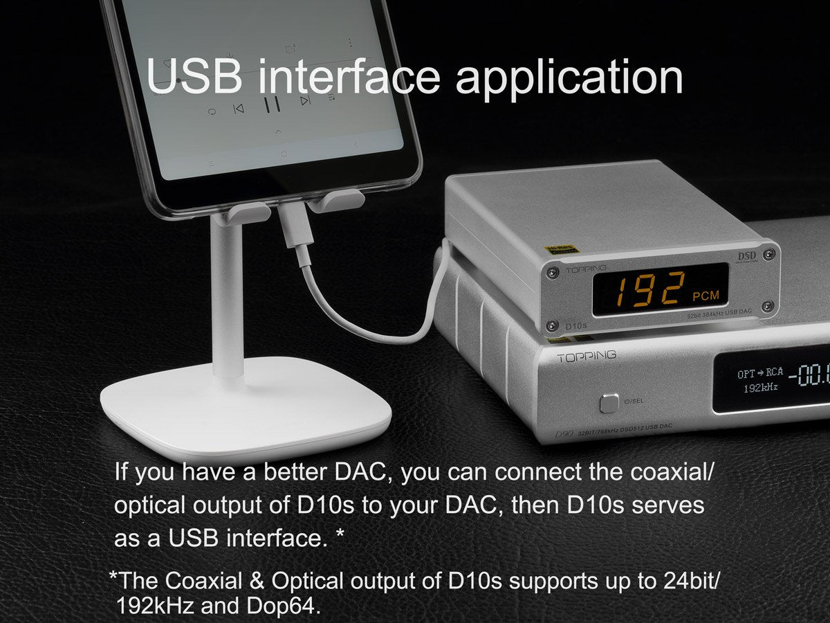 Apos Audio TOPPING DAC (Digital-to-Analog Converter) TOPPING D10s DAC (Apos Certified)