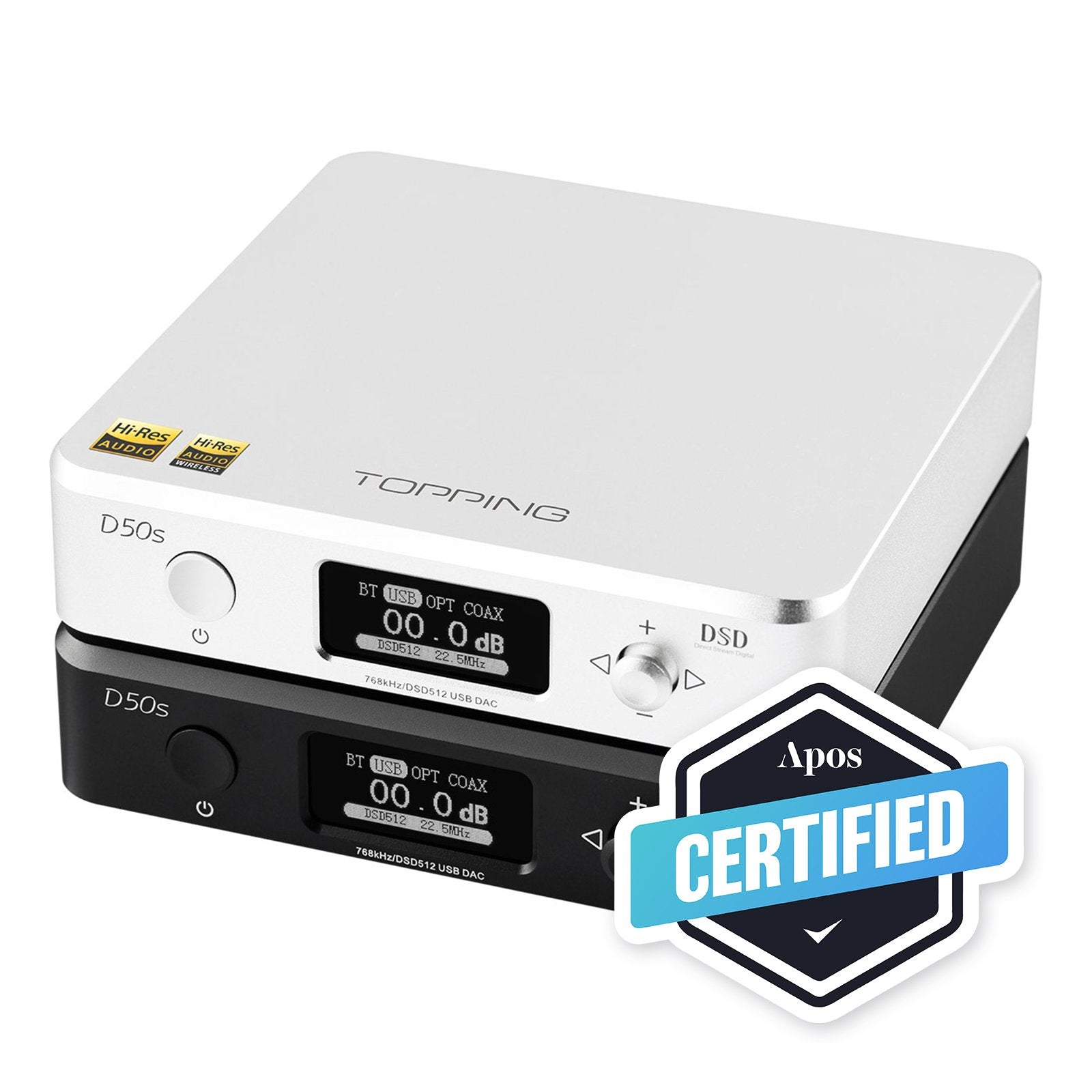 Apos Audio TOPPING DAC (Digital-to-Analog Converter) TOPPING D50s DAC (Apos Certified)