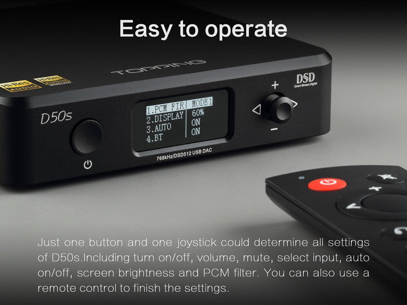 Apos Audio TOPPING DAC (Digital-to-Analog Converter) TOPPING D50s DAC (Digital-to-Analog Converter)