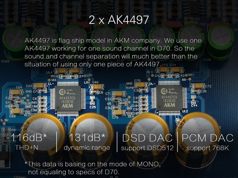 Apos Audio TOPPING | 拓品 DAC (Digital-to-Analog Converter) TOPPING D70 DAC (Digital-to-Analog Converter)