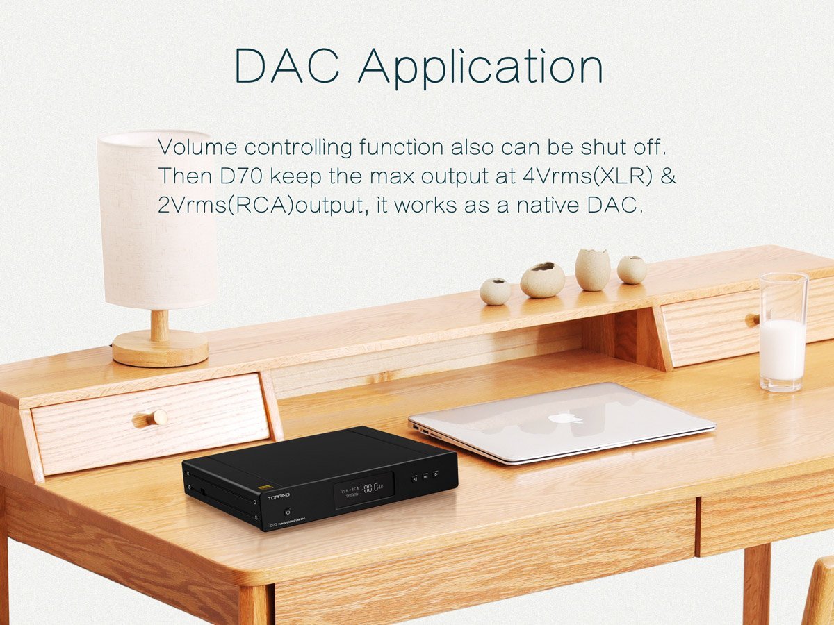 Apos Audio TOPPING | 拓品 DAC (Digital-to-Analog Converter) TOPPING D70 DAC (Digital-to-Analog Converter)