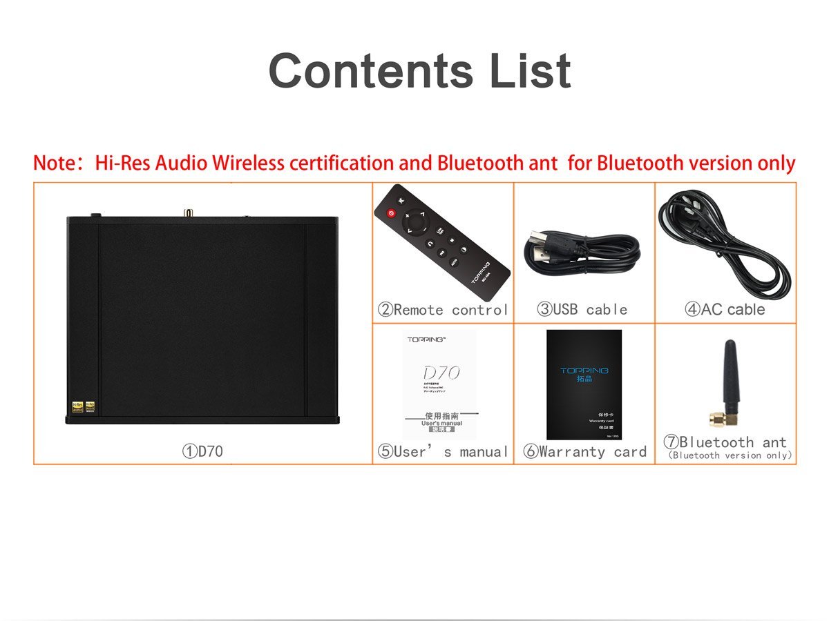 Apos Audio TOPPING | 拓品 DAC (Digital-to-Analog Converter) TOPPING D70 DAC (Digital-to-Analog Converter)