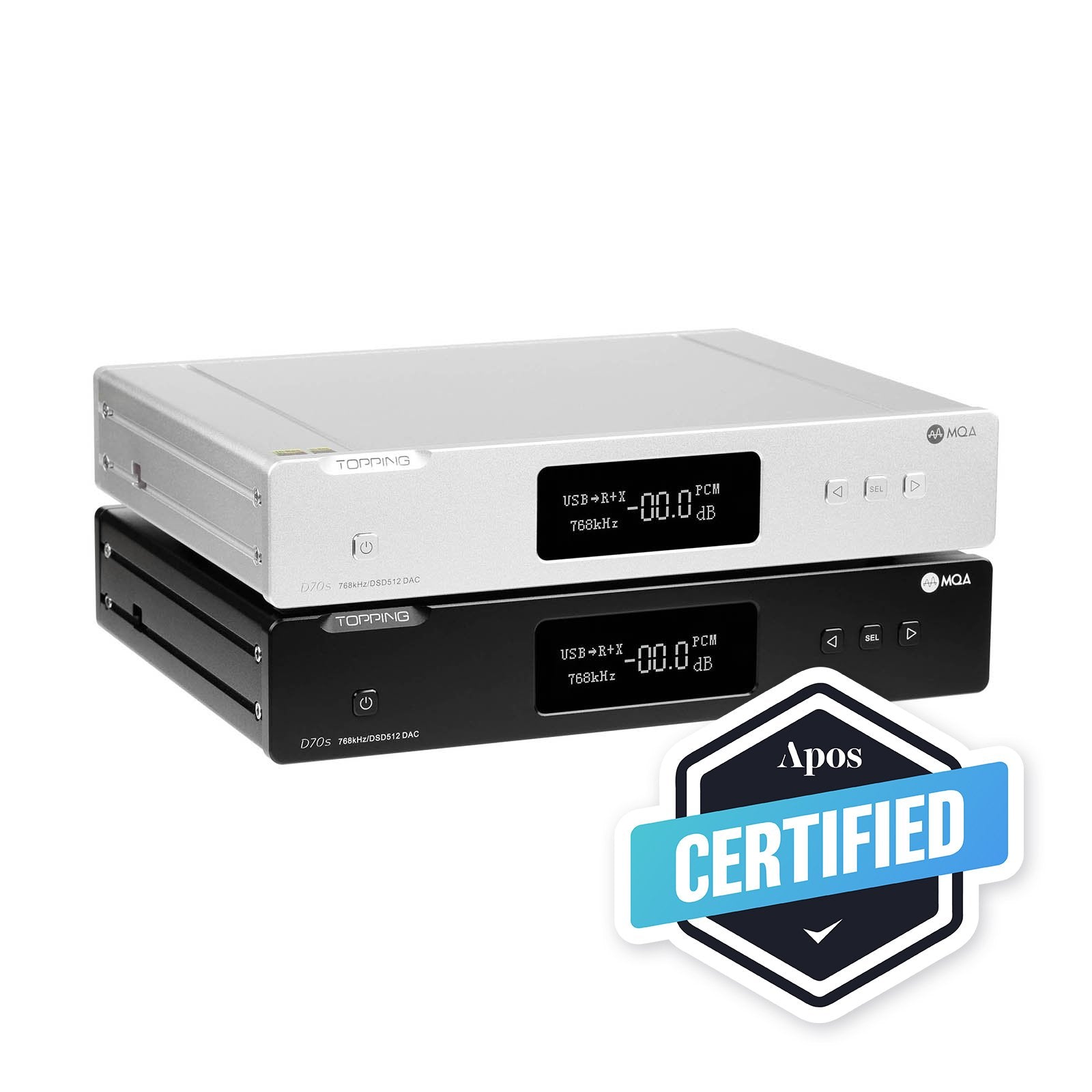 Apos Audio TOPPING DAC (Digital-to-Analog Converter) TOPPING D70s MQA DAC (Apos Certified)