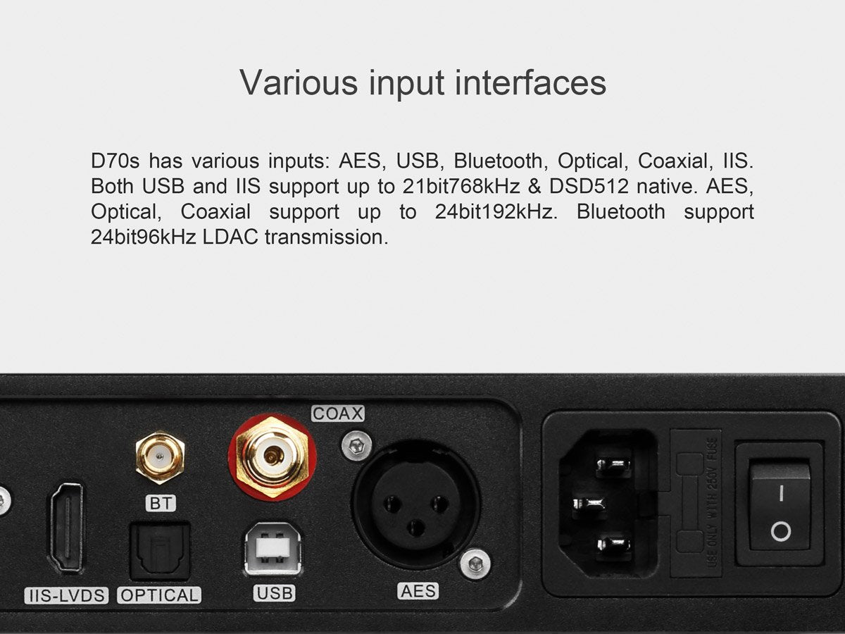 Apos Audio TOPPING DAC (Digital-to-Analog Converter) TOPPING D70s MQA DAC (Digital-to-Analog Converter)