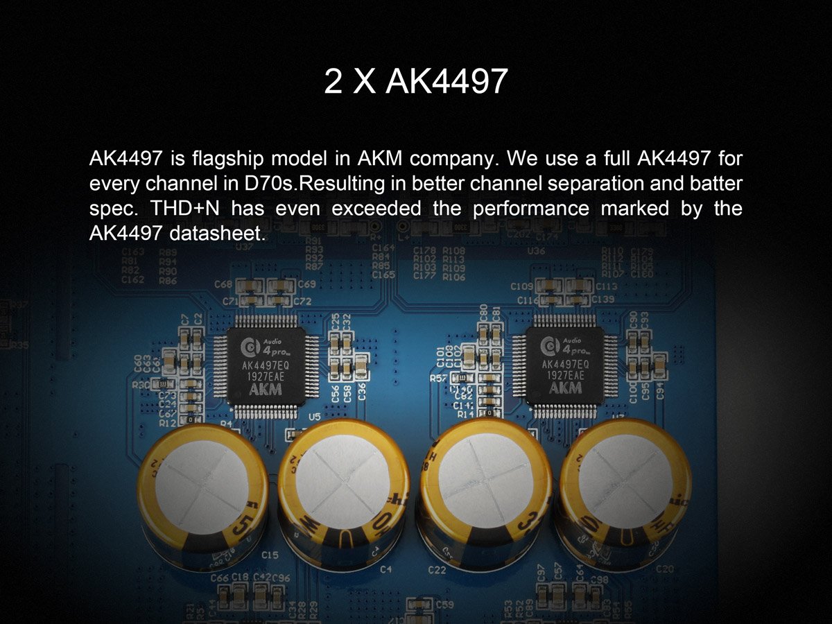 Apos Audio TOPPING DAC (Digital-to-Analog Converter) TOPPING D70s MQA DAC (Digital-to-Analog Converter)