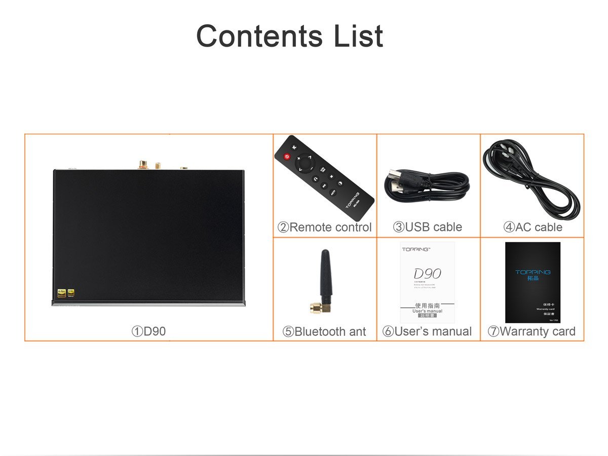 TOPPING D90 DAC (Digital-to-Analog Converter)