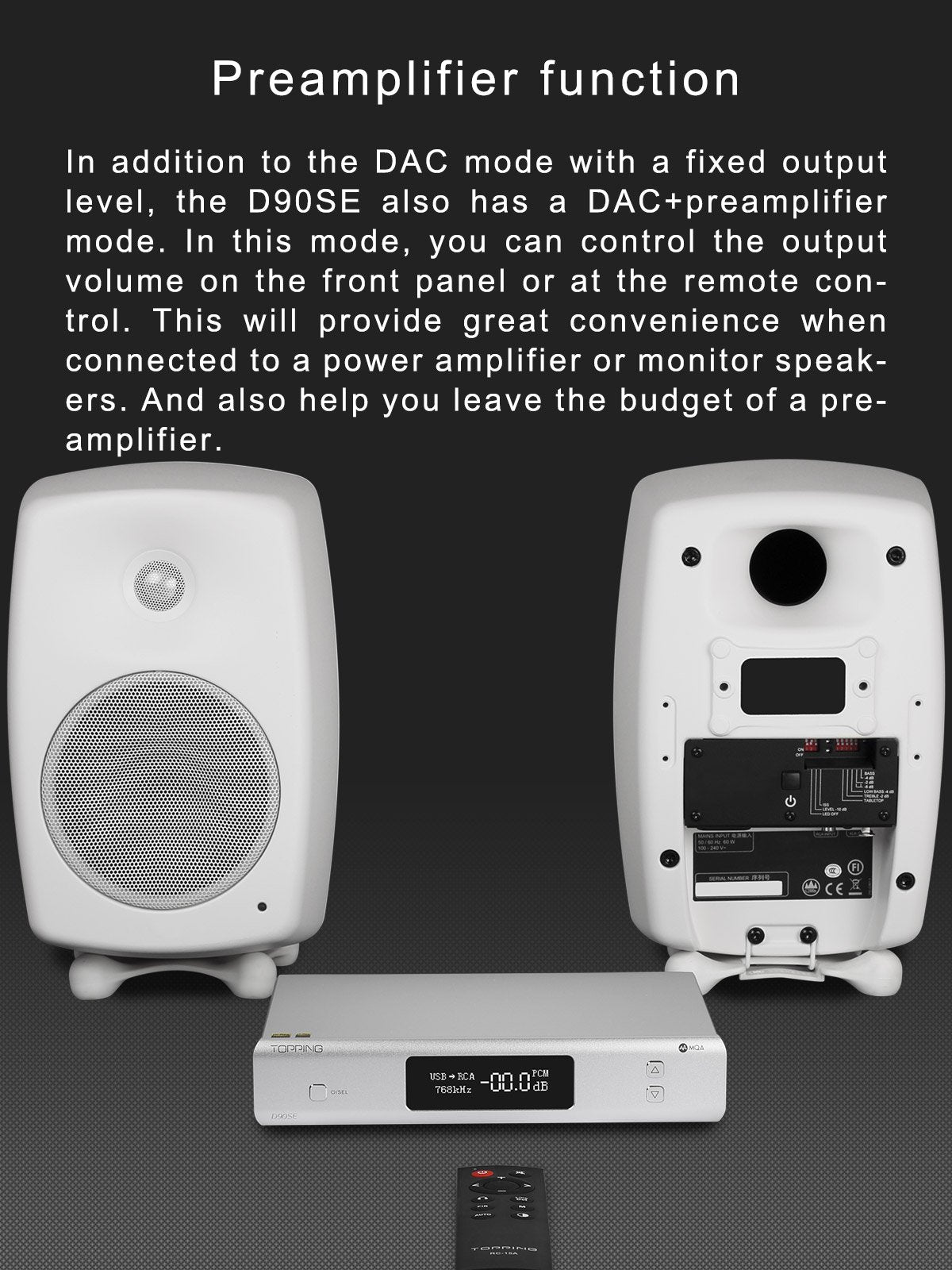 Apos Audio TOPPING DAC (Digital-to-Analog Converter) TOPPING D90SE DAC (Apos Certified)