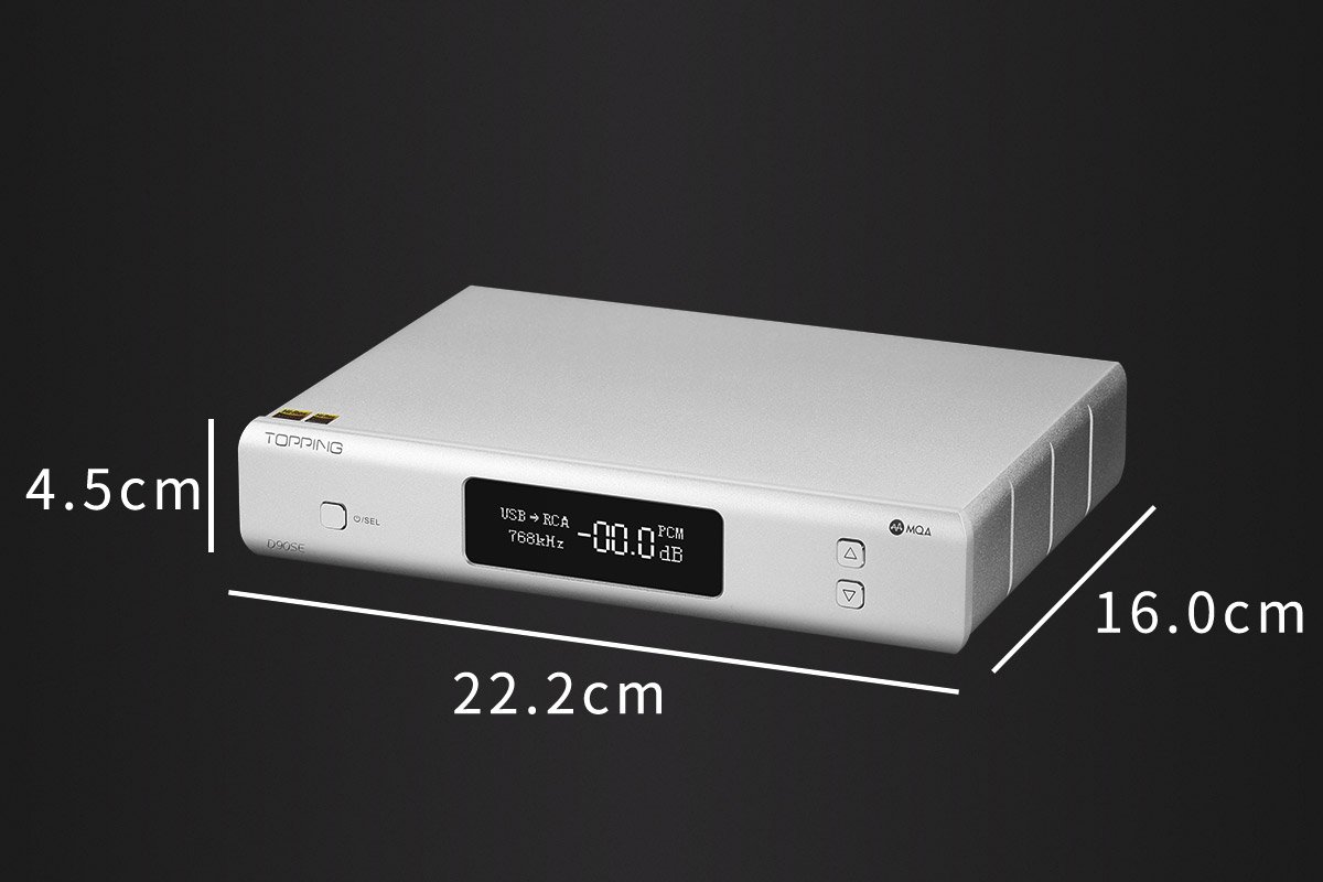 Apos Audio TOPPING DAC (Digital-to-Analog Converter) TOPPING D90SE DAC (Apos Certified)