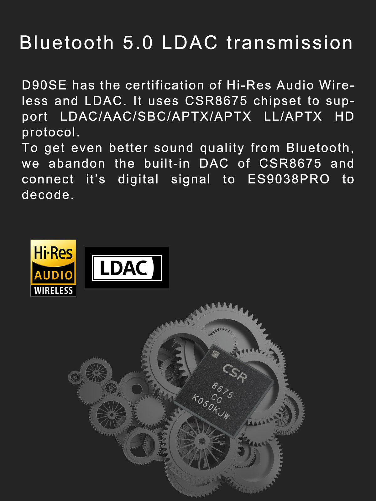 Apos Audio TOPPING DAC (Digital-to-Analog Converter) TOPPING D90SE DAC (Apos Certified)