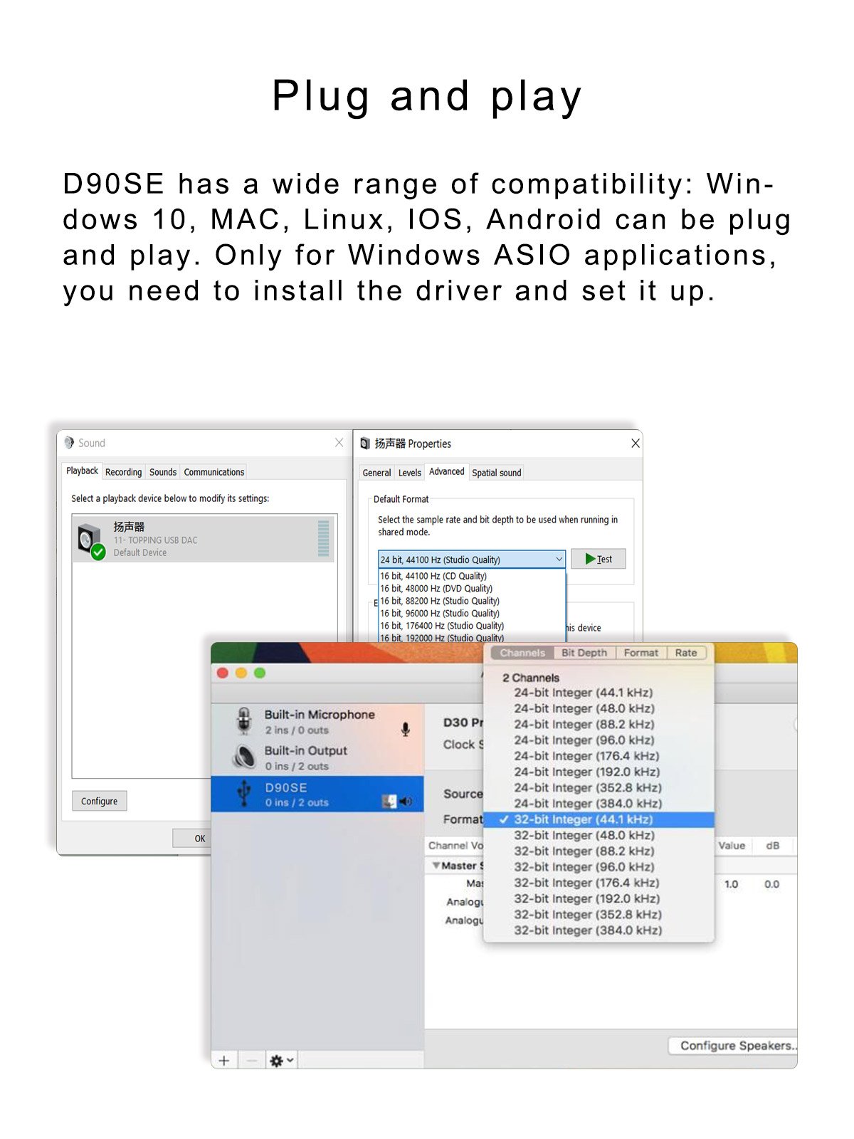 Apos Audio TOPPING DAC (Digital-to-Analog Converter) TOPPING D90SE DAC (Apos Certified)