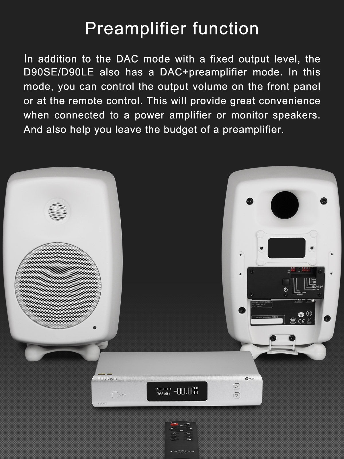 Apos Audio TOPPING DAC (Digital-to-Analog Converter) TOPPING D90SE DAC (Digital-to-Analog Converter)