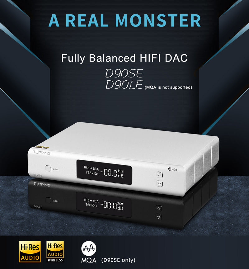 TOPPING D90SE / D90LE DAC (Digital-to-Analog Converter) – Apos