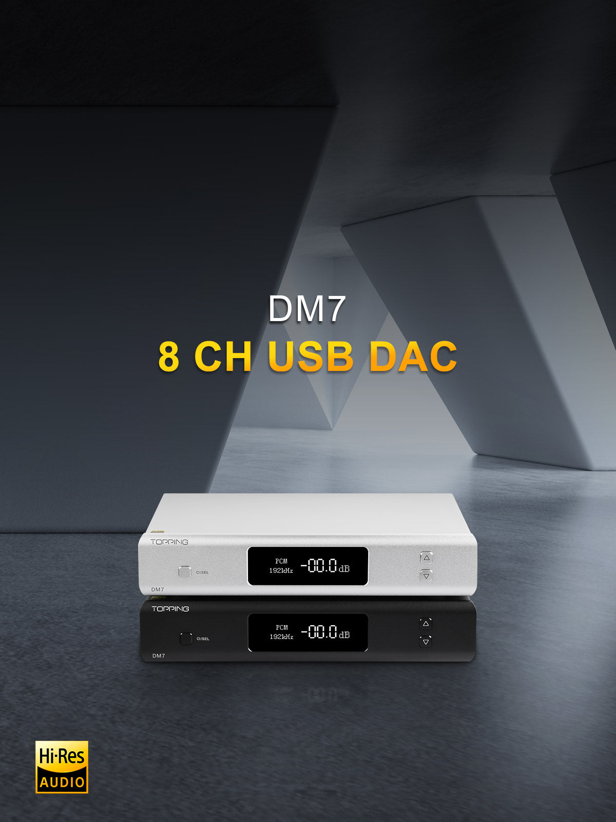 Apos Audio TOPPING DAC (Digital-to-Analog Converter) TOPPING DM7 8 Channel DAC