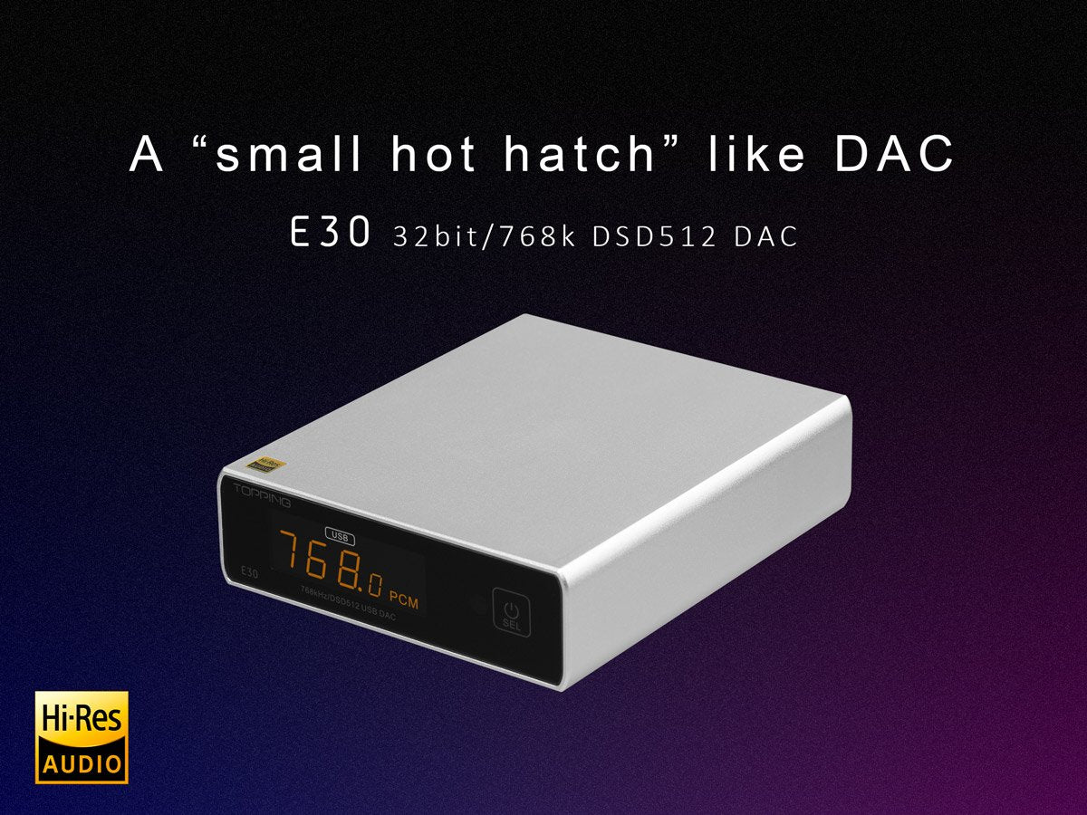 Apos Audio TOPPING DAC (Digital-to-Analog Converter) TOPPING E30 DAC (Apos Certified)