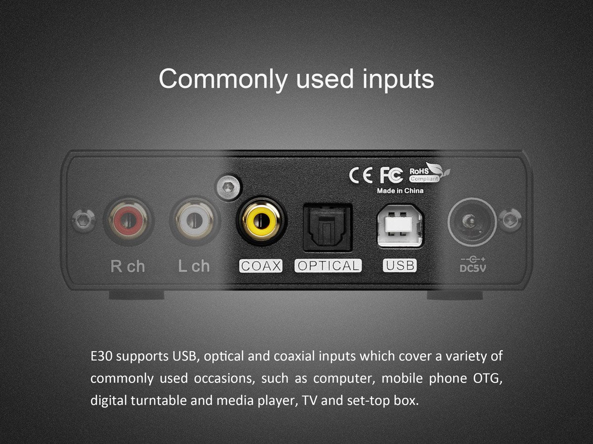 Apos Audio TOPPING DAC (Digital-to-Analog Converter) TOPPING E30 DAC (Digital-to-Analog-Convertor)