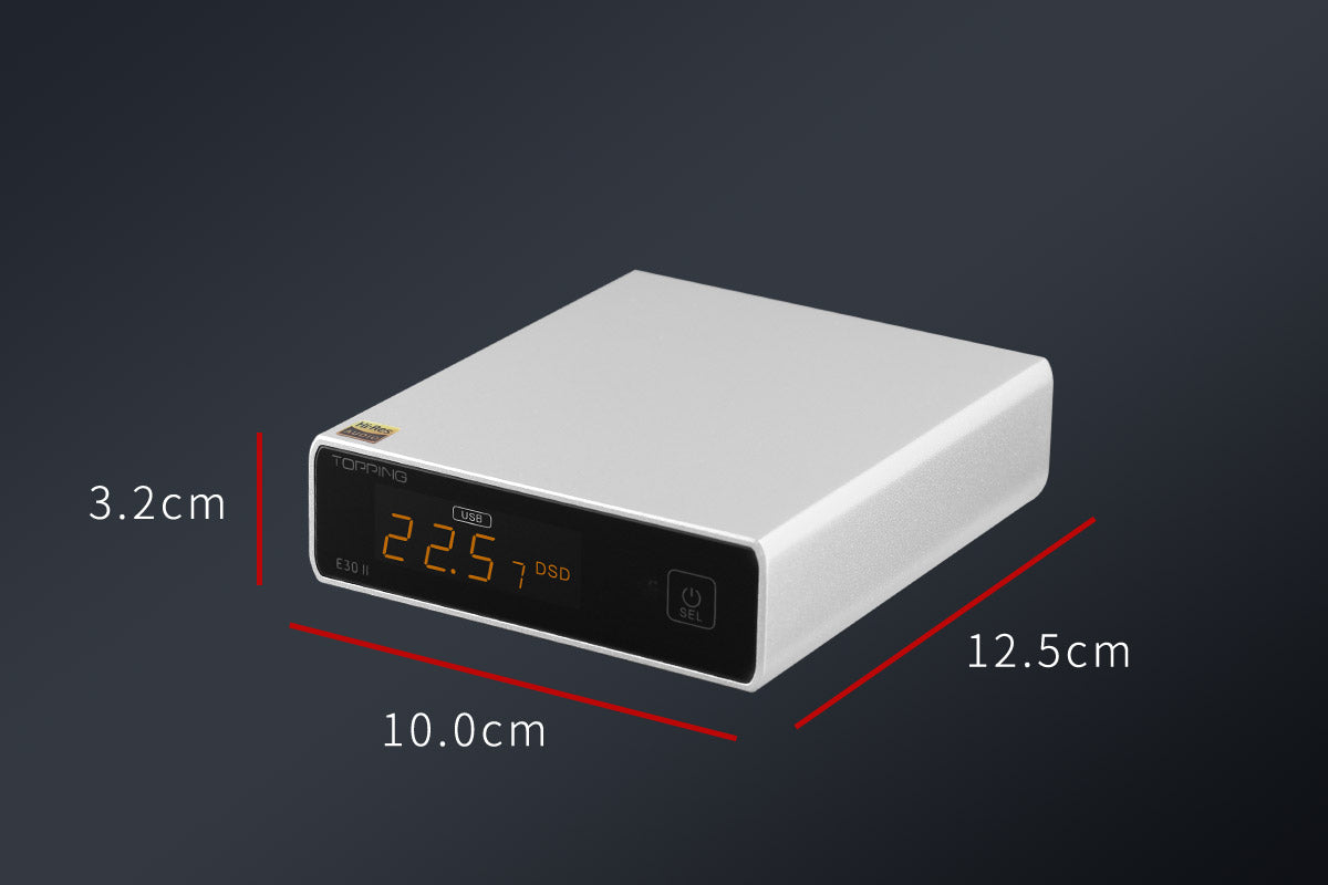 Apos Audio TOPPING DAC (Digital-to-Analog Converter) TOPPING E30 II DAC (Apos Certified)