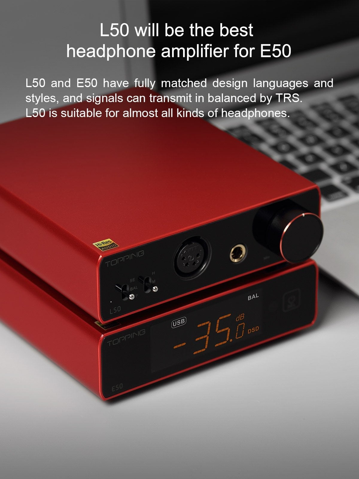 Apos Audio TOPPING DAC (Digital-to-Analog Converter) TOPPING E50 DAC (Apos Certified)