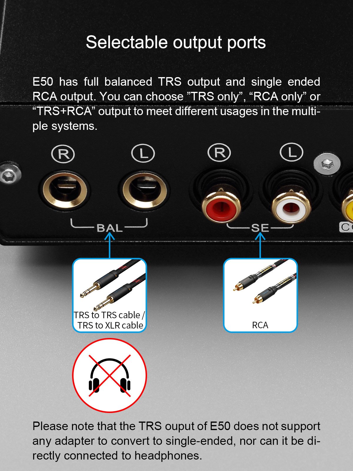 Apos Audio TOPPING DAC (Digital-to-Analog Converter) TOPPING E50 DAC (Digital-to-Analog-Convertor)