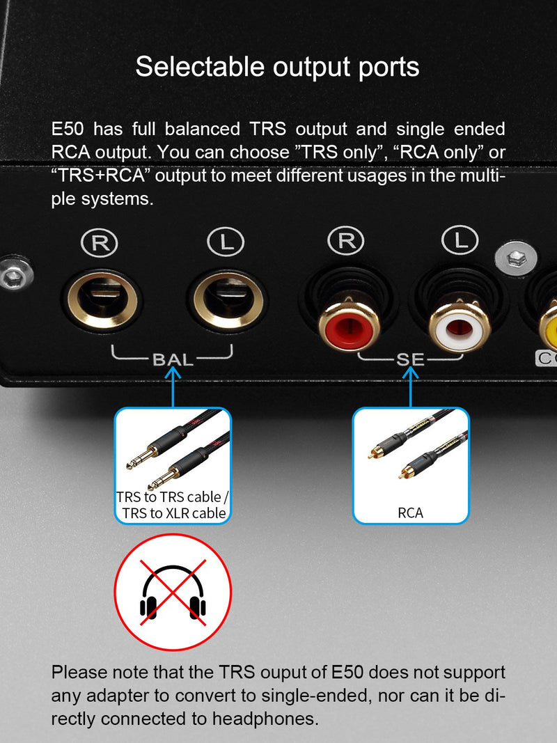 TOPPING E50 DAC (Digital-to-Analog-Convertor) – Apos