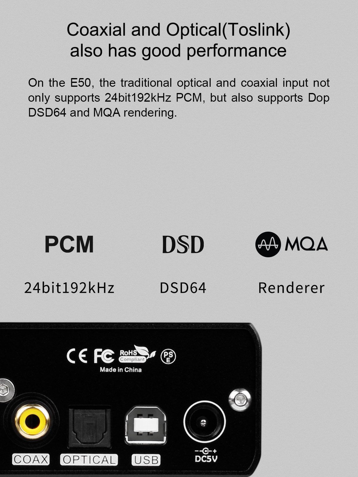 Apos Audio TOPPING DAC (Digital-to-Analog Converter) TOPPING E50 DAC (Digital-to-Analog-Convertor)