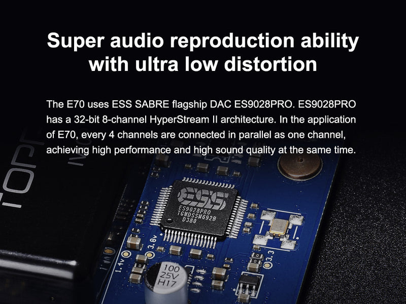 TOPPING E70 Desktop DAC (Apos Certified)