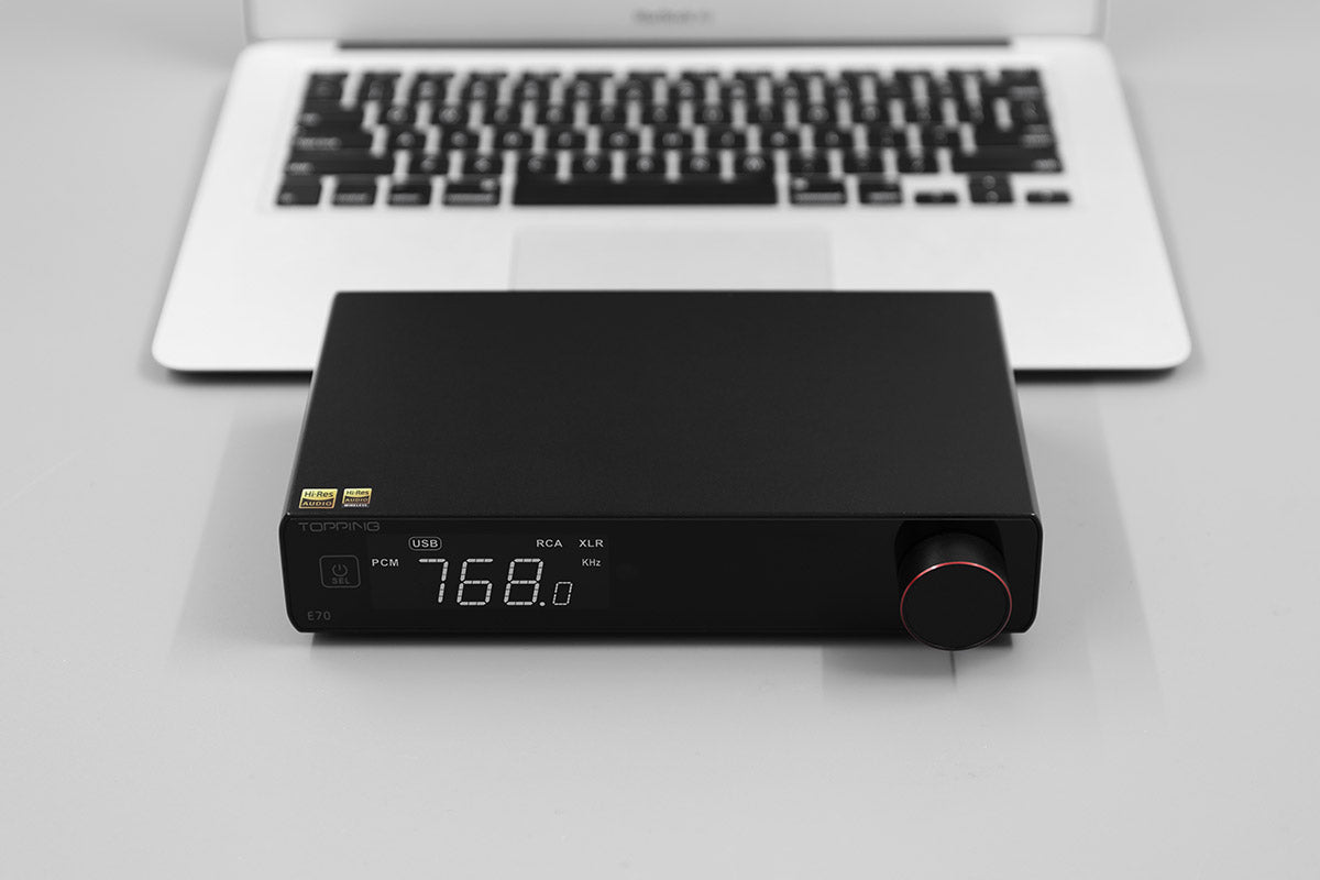 Apos Audio TOPPING DAC (Digital-to-Analog Converter) TOPPING E70 Desktop DAC (Apos Certified)