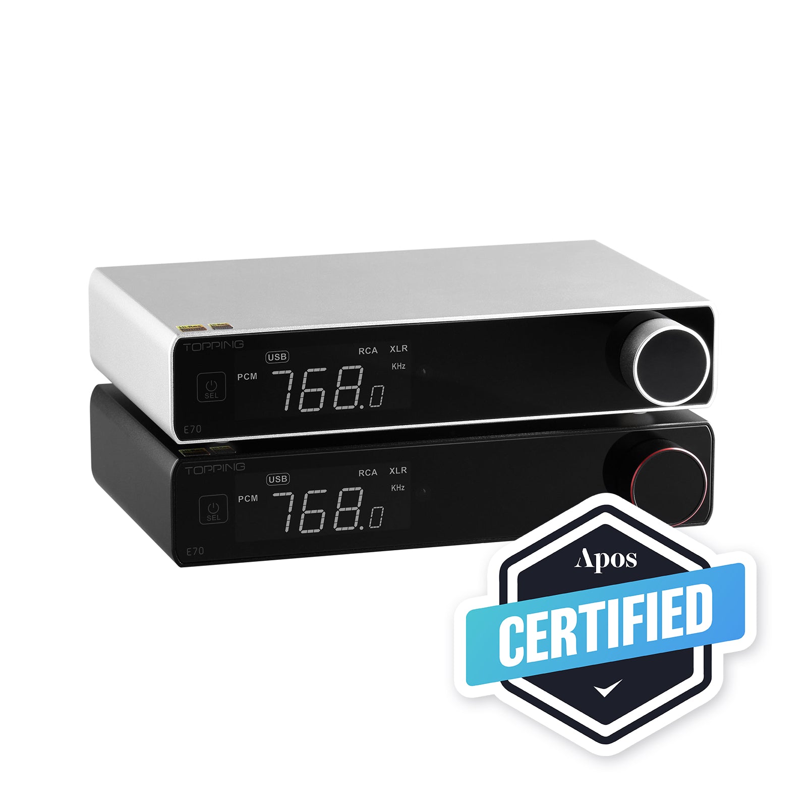 Apos Audio TOPPING DAC (Digital-to-Analog Converter) TOPPING E70 Desktop DAC (Apos Certified)