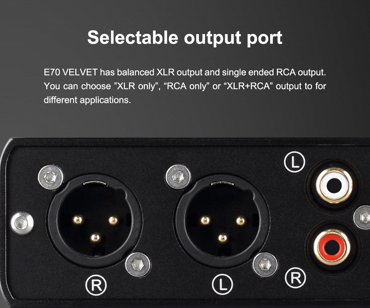 Apos Audio TOPPING DAC (Digital-to-Analog Converter) TOPPING E70 VELVET AK4499EX Desktop DAC (Digital-to-Analog-Convertor)