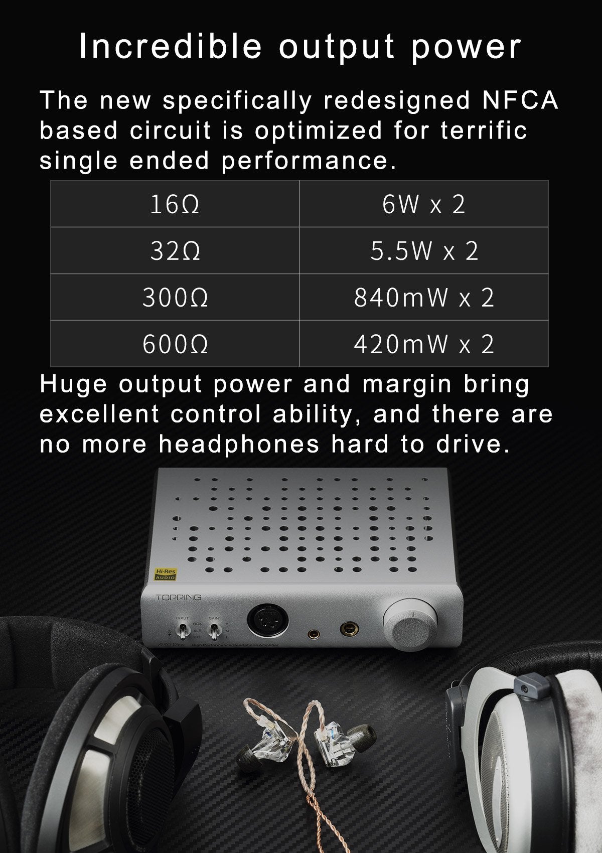 Apos Audio TOPPING Headphone Amp TOPPING A30 Pro Desktop Headphone Amp (Apos Certified)