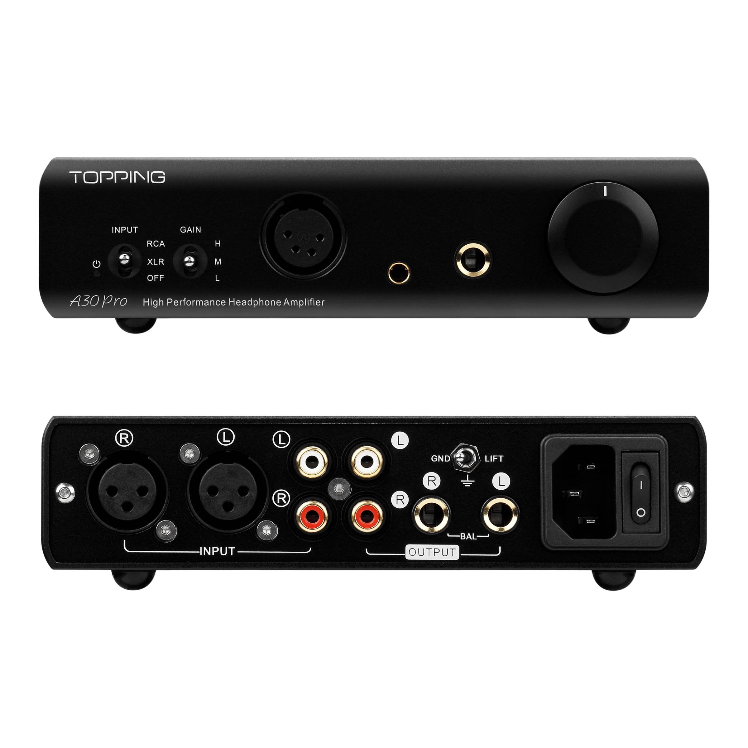 Apos Audio TOPPING Headphone Amp TOPPING A30 Pro Desktop Headphone Amp (Apos Certified)