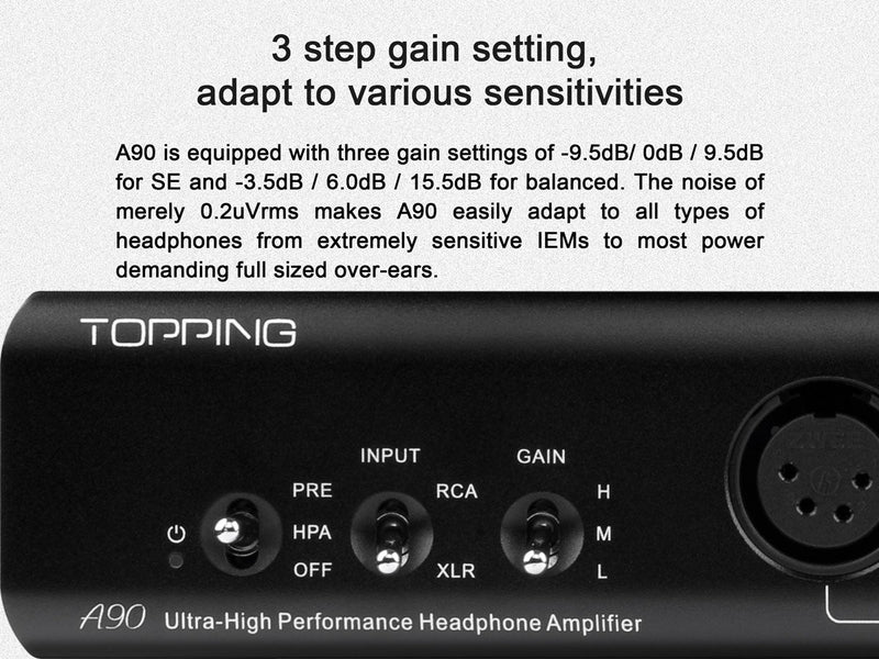 Apos Audio TOPPING Headphone Amp TOPPING A90 Headphone Amp (Apos Certified)
