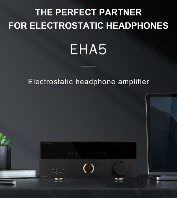 Apos Audio TOPPING Headphone Amp TOPPING EHA5 Electrostatic Headphone Amplifier