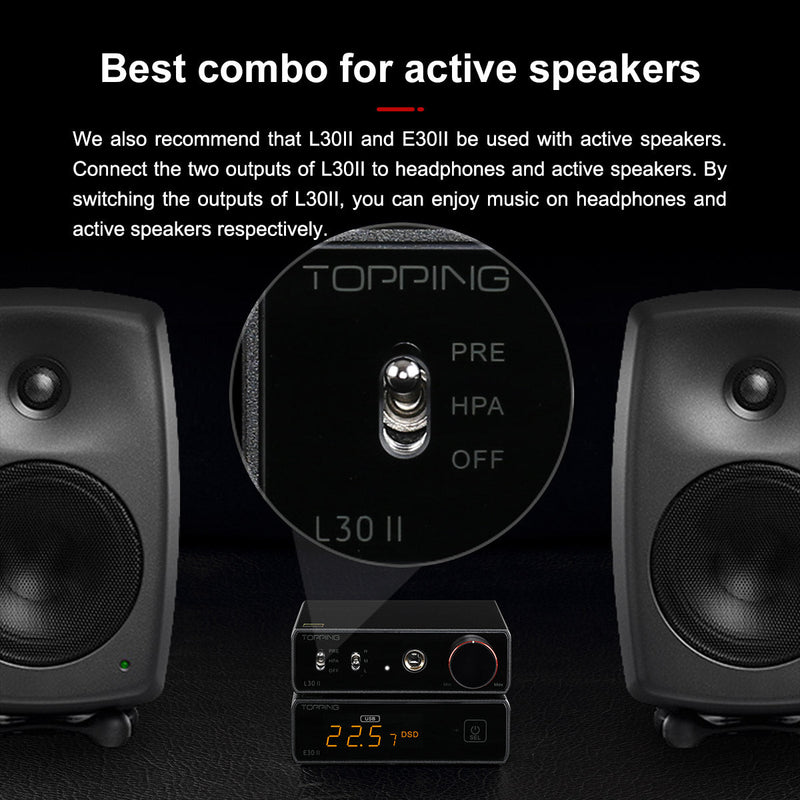 Apos Audio TOPPING Headphone Amp TOPPING L30 II Headphone Amp