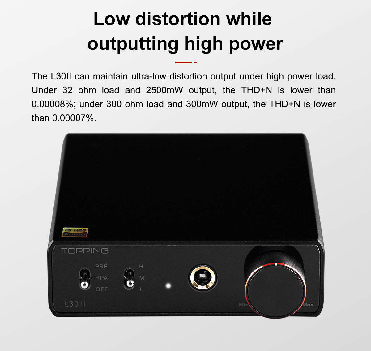 Apos Audio TOPPING Headphone Amp TOPPING L30 II Headphone Amp