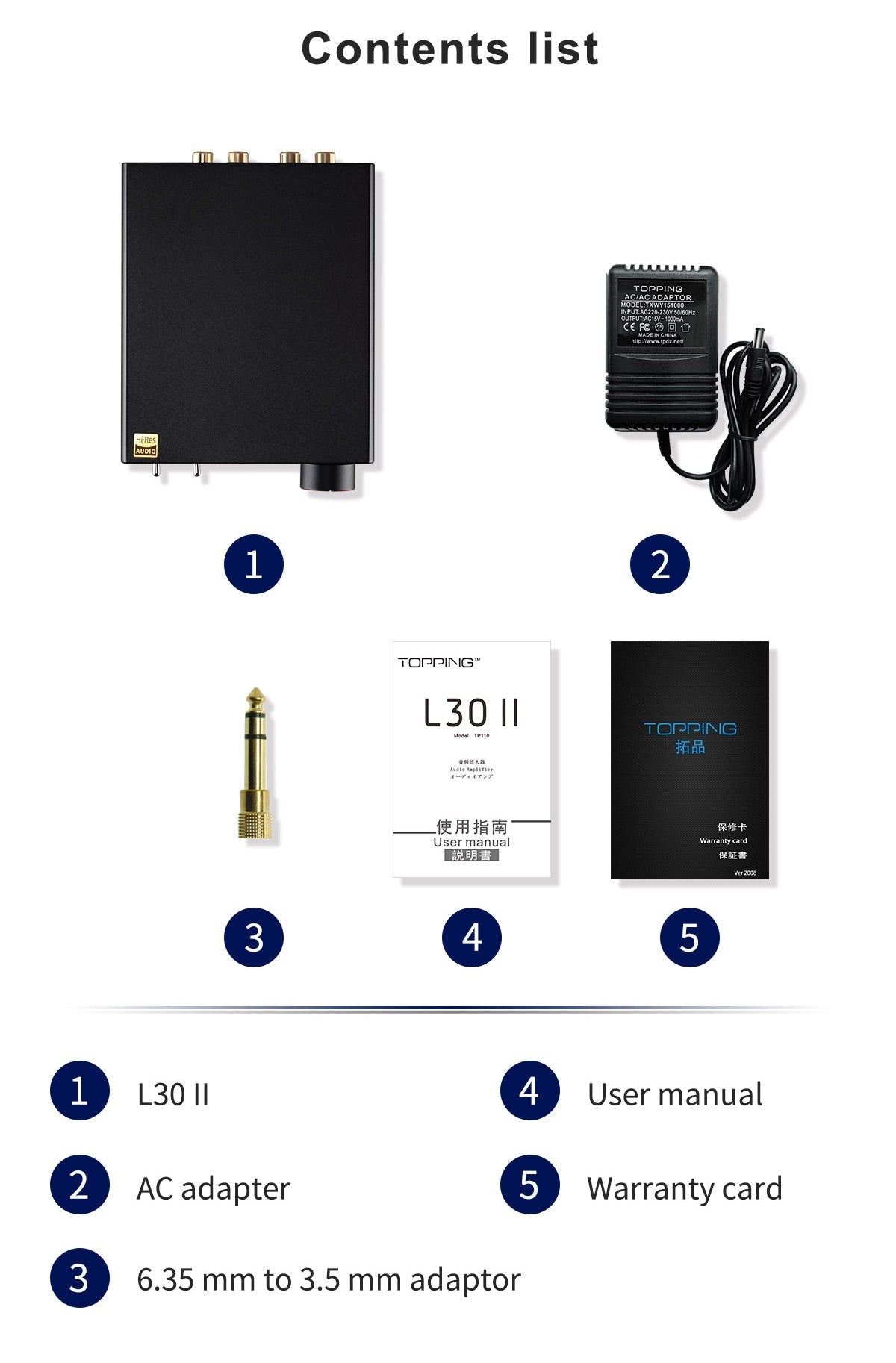 Apos Audio TOPPING Headphone Amp TOPPING L30 II Headphone Amp (Apos Certified)