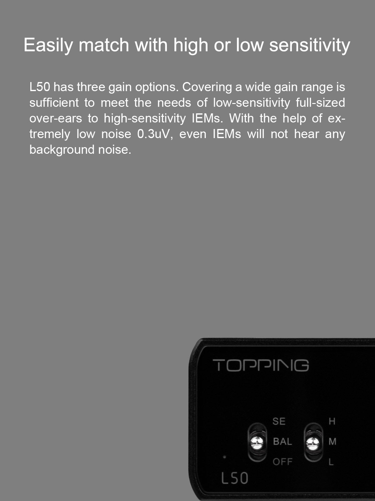 Apos Audio TOPPING Headphone Amp TOPPING L50 Headphone Amp