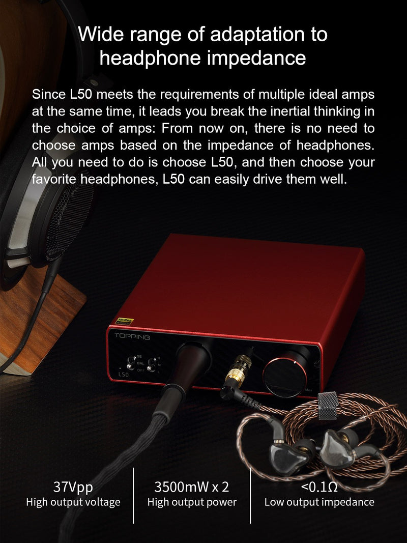 Apos Audio TOPPING Headphone Amp TOPPING L50 Headphone Amp (Apos Certified)