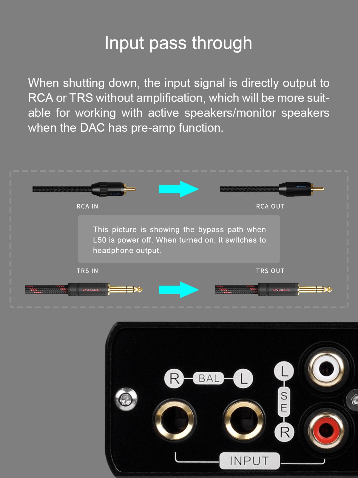 Apos Audio TOPPING Headphone Amp TOPPING L50 Headphone Amp (Apos Certified)