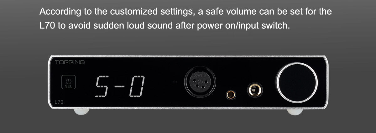 Apos Audio TOPPING Headphone Amp TOPPING L70 Fully Balanced NFCA Headphone Amplifier