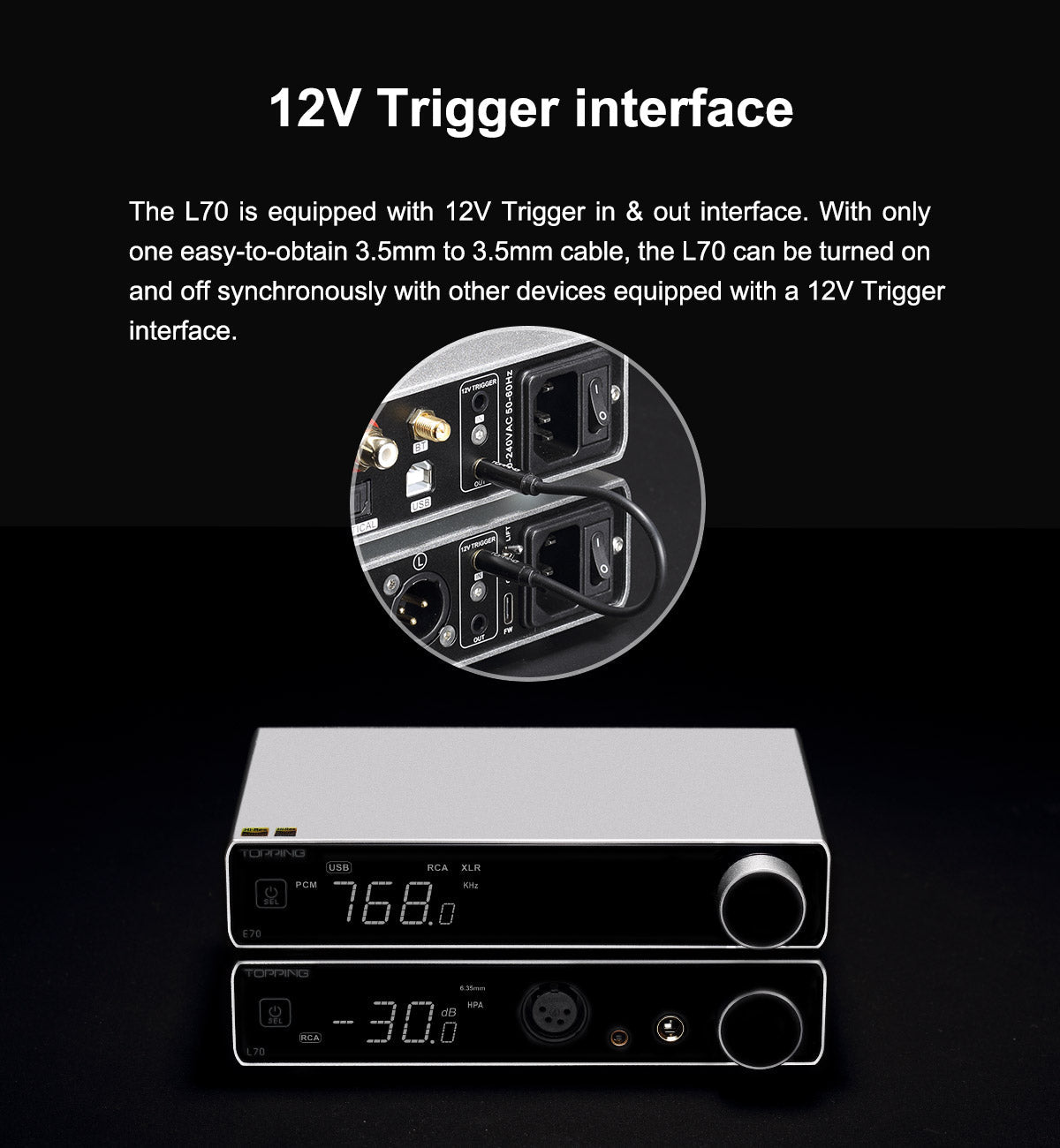 TOPPING L70 Fully Balanced NFCA Headphone Amplifier Apos