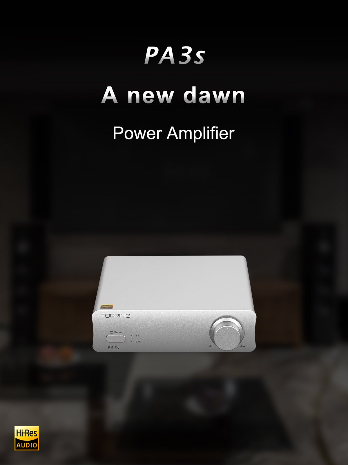 Apos Audio TOPPING Headphone Amp TOPPING PA3s Fully Balanced Class D Amplifier