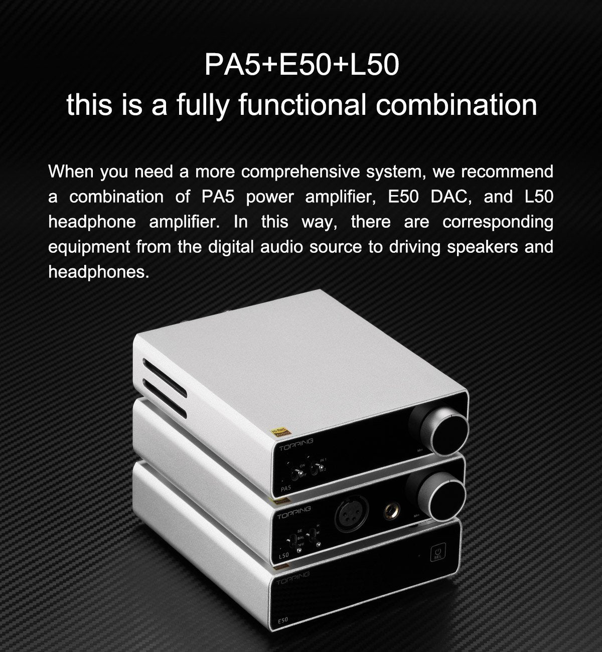 Apos Audio TOPPING Headphone Amp TOPPING PA5 High-Performance Power Amplifier