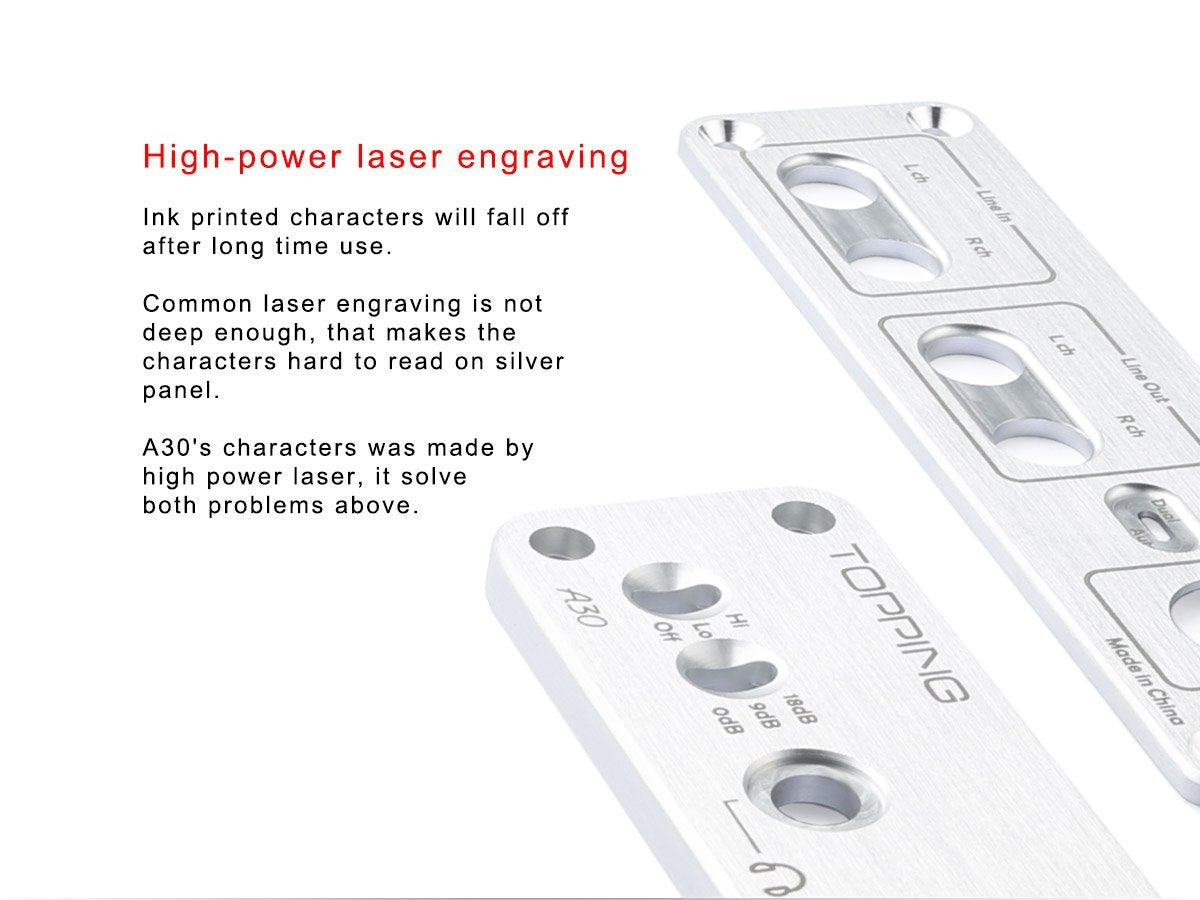 Apos Audio TOPPING | 拓品 Headphone Amp (Tube) TOPPING A30 HiFi Headphone Amplifier