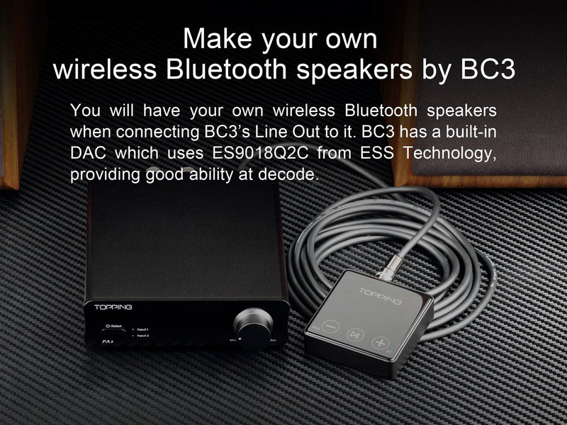 Topping BC3 Wireless Bluetooth Decoder/DAC/Amp