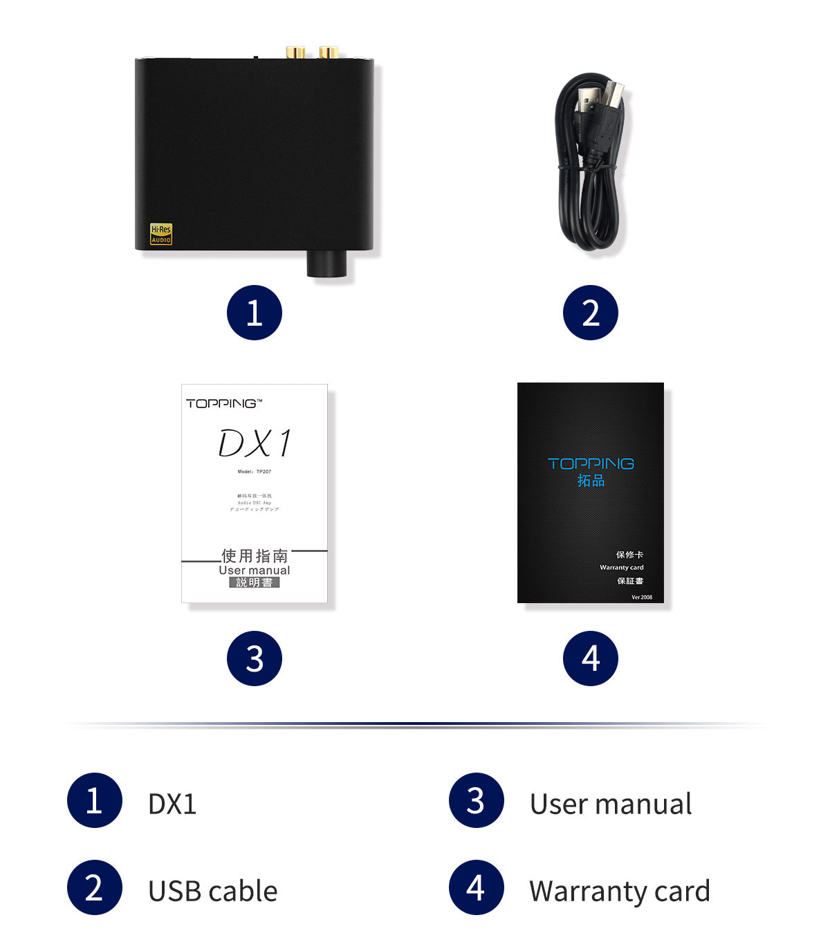 Apos Audio TOPPING Headphone DAC/Amp TOPPING DX1 DAC/Amp