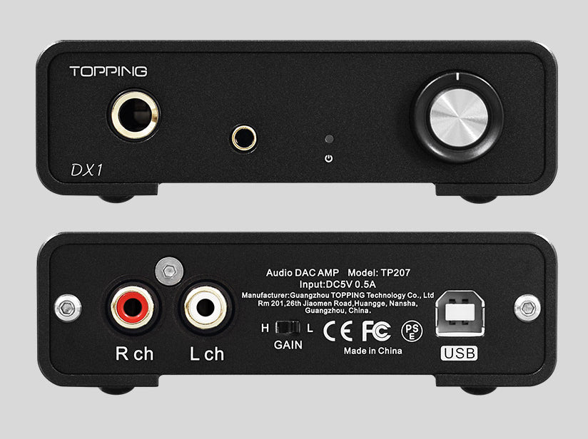 Apos Audio TOPPING Headphone DAC/Amp TOPPING DX1 DAC/Amp