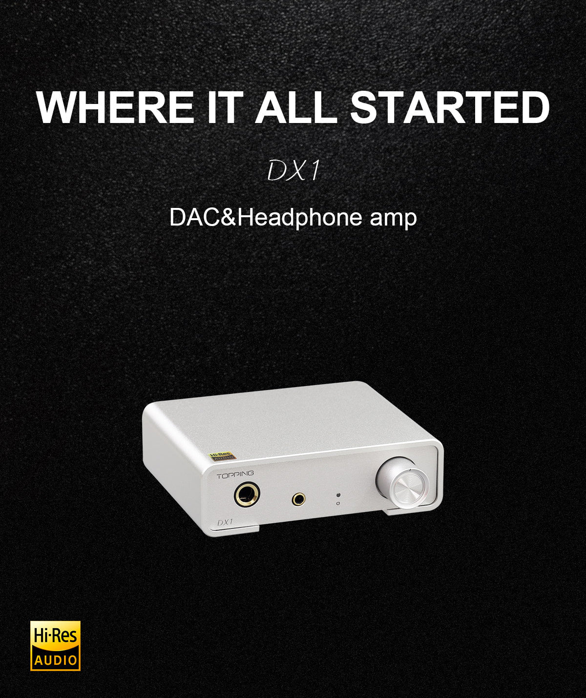 Apos Audio TOPPING Headphone DAC/Amp TOPPING DX1 DAC/Amp (Apos Certified)